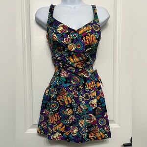 Rose Marie Reid Vintage Swimsuit Swim Dress.